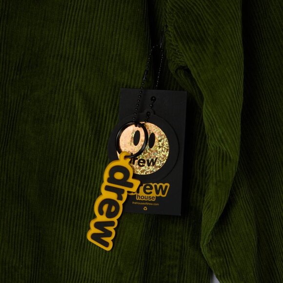 NWT Drew House corduroy hoodie XS/S green - Picture 4 of 10